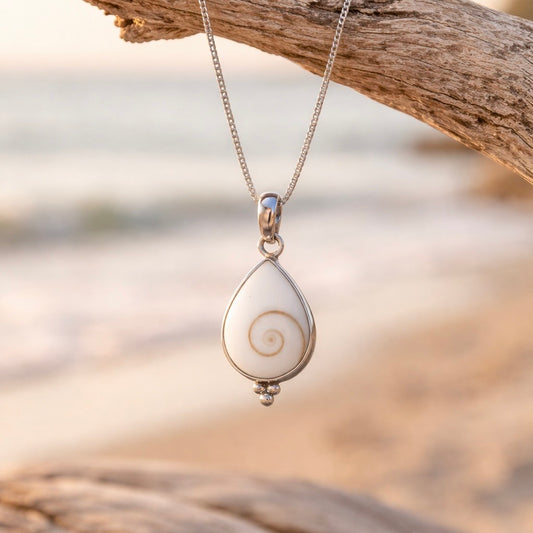 Shiva Shell Necklace | 925 Sterling Silver