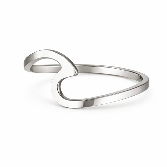 Sterling Silver Wave Ring